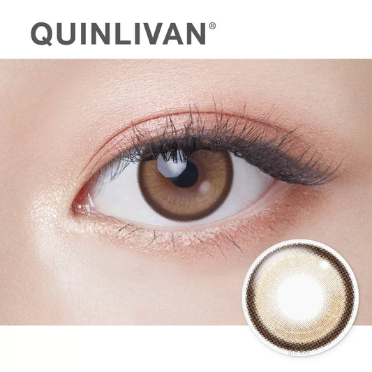 Quinlivan 昆凌Maison｜微美瞳彩色日拋10片裝-DARLING 戀愛棕