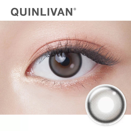Quinlivan 昆凌Maison｜微美瞳彩色日拋10片裝-NATA 奶油灰